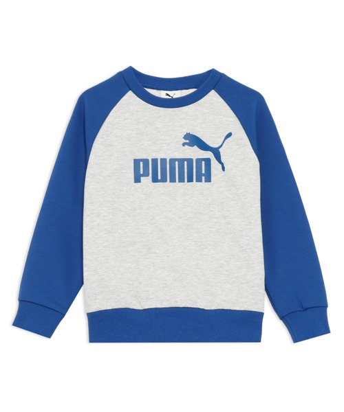 PUMA(プーマ)の「PUMA プーマ ボーイズ ESS MX クルー スウェット 120-160cm(スウェット・キッズ・ライトグレー/ブラック・140/150/160/130/120)」の2枚目の写真