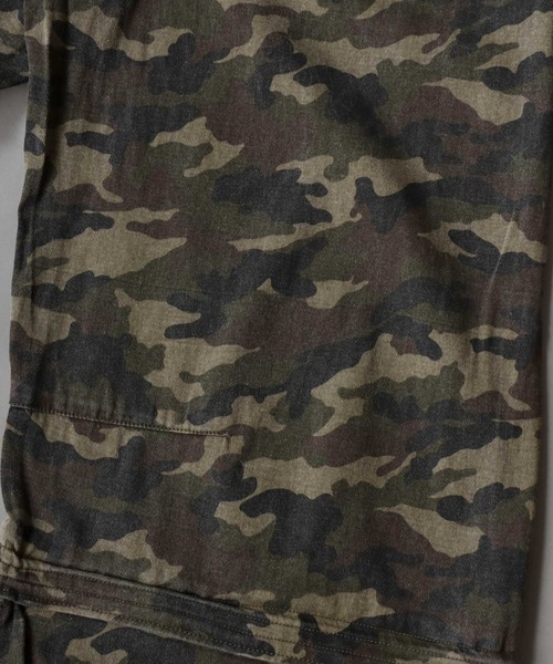 SITRY（シトリー）の「2WAY Double Knee Curve Silhouette Denim ＆ Camouflage Pants/ダブルニー カーブデニムパンツ ワイドデニムパンツ（デニムパンツ・メンズ・ブラック/グリーン系その他・M/L）」の10枚目の写真