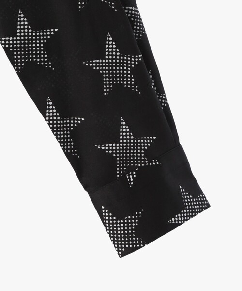 agnes b.(アニエスベー)の「メンズ スタープリント コットン 長袖 シャツ "Jimi"(シャツ/ブラウス・メンズ・ブラック・40/38)」の5枚目の写真