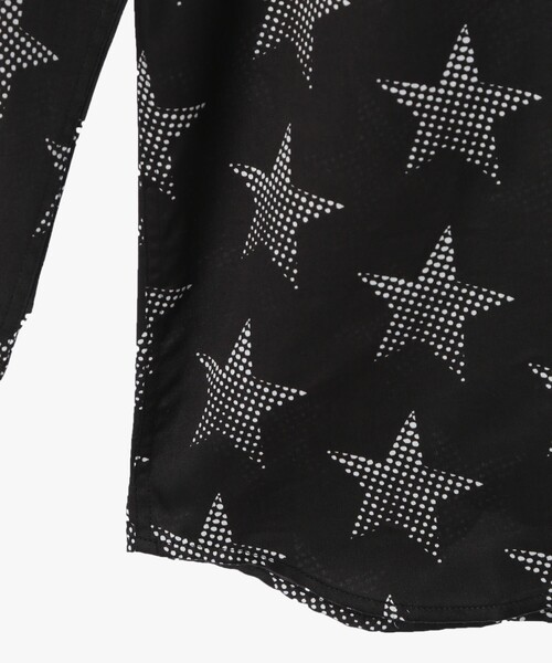 agnes b.(アニエスベー)の「メンズ スタープリント コットン 長袖 シャツ "Jimi"(シャツ/ブラウス・メンズ・ブラック・40/38)」の6枚目の写真
