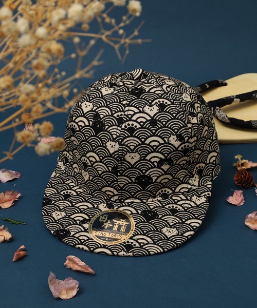 CIAO TOKYO（チャオトーキョー）の「CIAO TOKYO 和柄ベースボールキャップ（キャップ・メンズ・A/C/D/E/F/B/G・FREE）」の6枚目の写真
