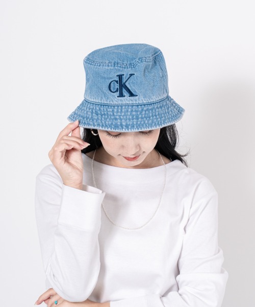 CALVIN KLEIN】バケットハット 帽子 デニム ユニセックス