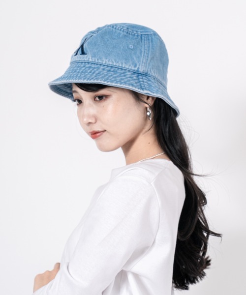 カルバンクライン ★デニムバケットハット 帽子 男女 CALVIN KLEIN】バケットハット 帽子 デニム ユニセックス