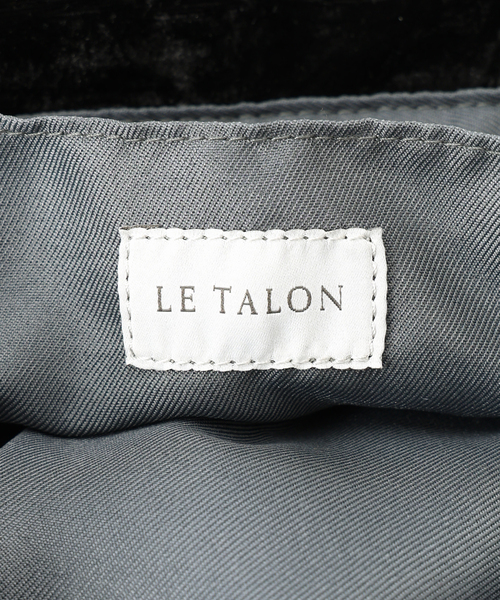 LE TALON（ルタロン）の「LETALON velvet tote（トートバッグ・レディース・ブラック/ブラウン/サックスブルー・FREE）」の12枚目の写真