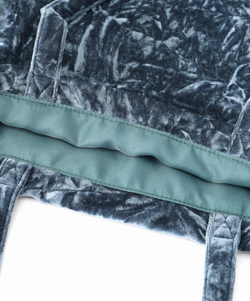 LE TALON（ルタロン）の「LETALON velvet tote（トートバッグ・レディース・ブラック/ブラウン/サックスブルー・FREE）」の9枚目の写真