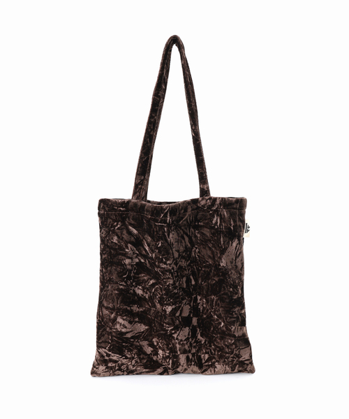 LE TALON（ルタロン）の「LETALON velvet tote（トートバッグ・レディース・ブラック/ブラウン/サックスブルー・FREE）」の5枚目の写真