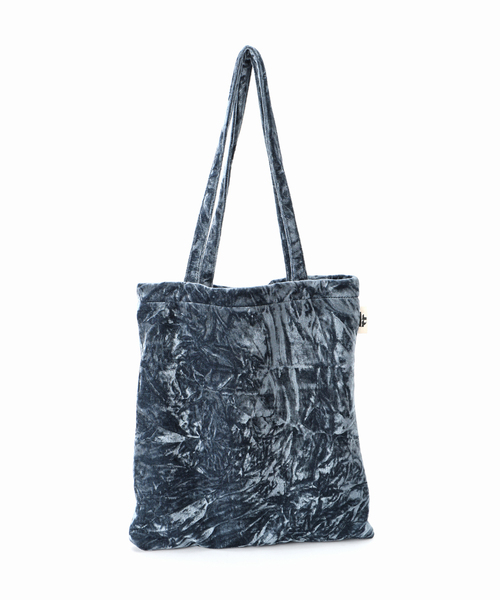 LE TALON（ルタロン）の「LETALON velvet tote（トートバッグ・レディース・ブラック/ブラウン/サックスブルー・FREE）」の4枚目の写真