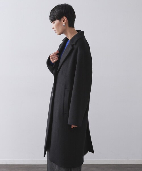 セール】カシミヤブレンドウールチェスターコート（チェスターコート