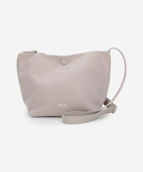 ORCIVAL(オーシバル)の「ORCIVAL | PVCコットン ショルダーポーチ 中(ショルダーバッグ・レディース・マスタード/ブラック/ライトグレー・-)」の3枚目の写真