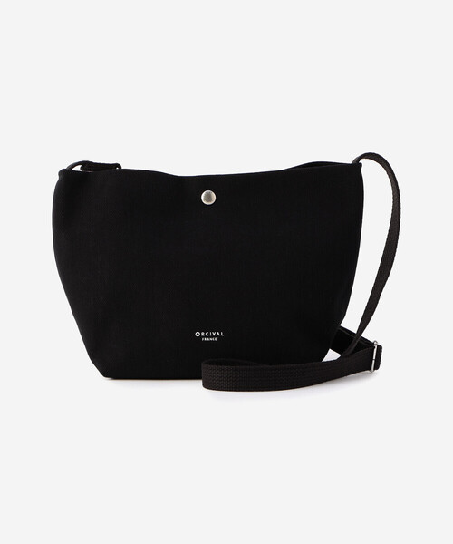 ORCIVAL(オーシバル)の「ORCIVAL | PVCコットン ショルダーポーチ 中(ショルダーバッグ・レディース・マスタード/ブラック/ライトグレー・-)」の2枚目の写真
