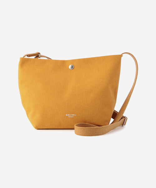 ORCIVAL(オーシバル)の「ORCIVAL | PVCコットン ショルダーポーチ 中(ショルダーバッグ・レディース・マスタード/ブラック/ライトグレー・-)」の14枚目の写真