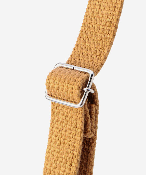 ORCIVAL(オーシバル)の「ORCIVAL | PVCコットン ショルダーポーチ 中(ショルダーバッグ・レディース・マスタード/ブラック/ライトグレー・-)」の10枚目の写真