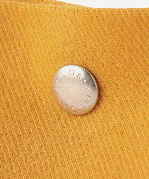 ORCIVAL(オーシバル)の「ORCIVAL | PVCコットン ショルダーポーチ 中(ショルダーバッグ・レディース・マスタード/ブラック/ライトグレー・-)」の9枚目の写真