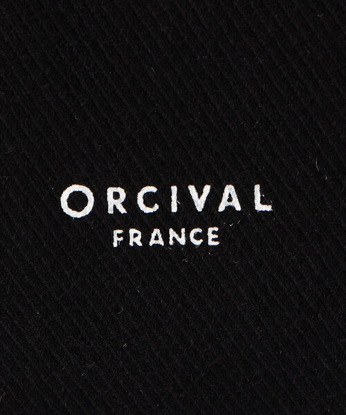 ORCIVAL(オーシバル)の「ORCIVAL | PVCコットン ショルダーポーチ 中(ショルダーバッグ・レディース・マスタード/ブラック/ライトグレー・-)」の6枚目の写真