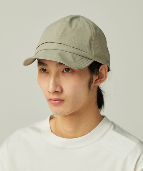 Snow Peak(スノーピーク)の「Snow Peak / Water-Repellent Stretch Cap 撥水 ストレッチキャップ 帽子(キャップ・メンズ・ネイビー/ブラック/ライトグレー・ONE SIZE)」の3枚目の写真