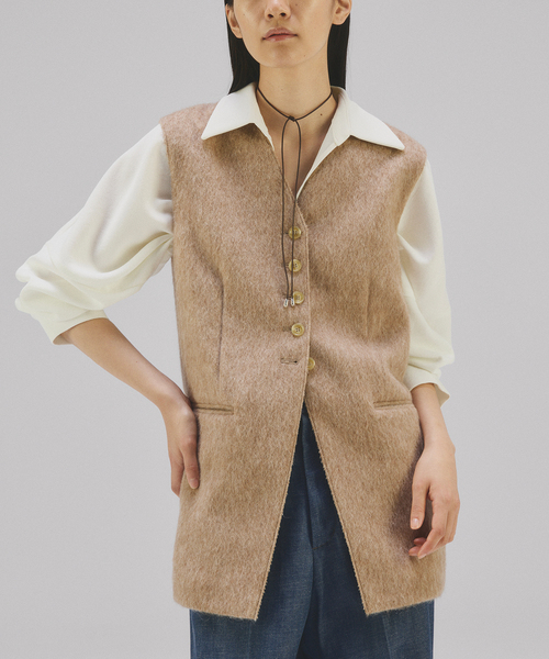 プラージュ★shaggyロングベスト新品、今季予約商品 shaggy ロングベスト（その他アウター）｜Plage（プラージュ）の