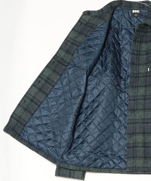 FTC（エフティーシー）の「QUILTED LINED PLAID NEL SHIRT（シャツ/ブラウス・メンズ・ネイビー/ブラウン/ブラック・LARGE/X-LARGE/MEDIUM/SMALL）」の15枚目の写真