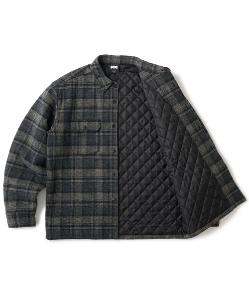 FTC（エフティーシー）の「QUILTED LINED PLAID NEL SHIRT（シャツ/ブラウス・メンズ・ネイビー/ブラウン/ブラック・LARGE/X-LARGE/MEDIUM/SMALL）」の4枚目の写真