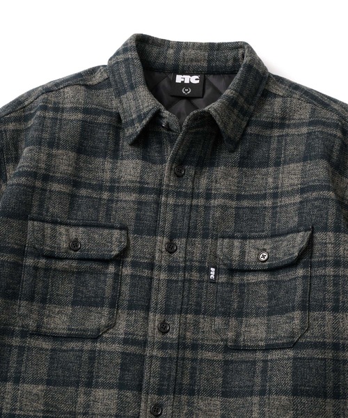 FTC（エフティーシー）の「QUILTED LINED PLAID NEL SHIRT（シャツ/ブラウス・メンズ・ネイビー/ブラウン/ブラック・LARGE/X-LARGE/MEDIUM/SMALL）」の5枚目の写真