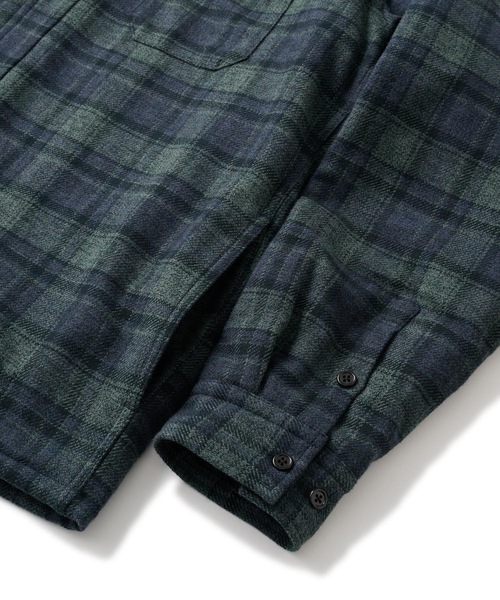 FTC（エフティーシー）の「QUILTED LINED PLAID NEL SHIRT（シャツ/ブラウス・メンズ・ネイビー/ブラウン/ブラック・LARGE/X-LARGE/MEDIUM/SMALL）」の13枚目の写真