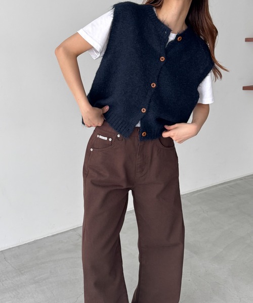 ⭐︎RED CHOP WORKS(レッドチョップワークス) キルティングベスト⭐︎ キャナルジーン RED CHOP WORKS キルティングベスト カーキ