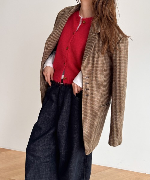 CANAL JEAN（キャナルジーン）の「El mar　クルーネックボタンベスト（ベスト・レディース・チャコールグレー/ネイビー/レッド・ONE SIZE）」の18枚目の写真