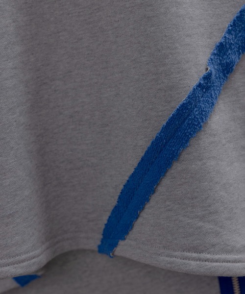 Eimee Law（エイミーロウ）の「配色ボアスウェット ジップフーディ（パーカー・レディース・ライトグレー/オートミール/ネイビー・FREE）」の14枚目の写真