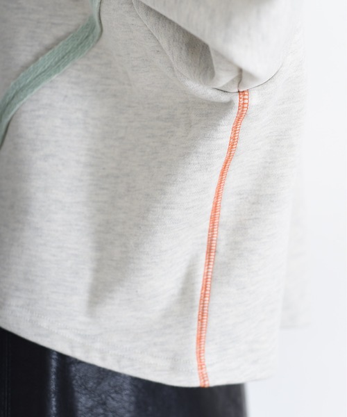 配色ボアスウェット ジップフーディ Eimee Law│Eimee Law & LHELBIE