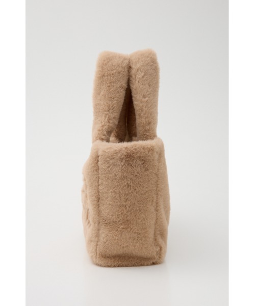 RODEO CROWNS WIDE BOWL(ロデオクラウンズワイドボウル)の「フェイクファーパッチロゴトート(トートバッグ・レディース・ブラック/ベージュ/ブラウン系その他・FREE)」の18枚目の写真