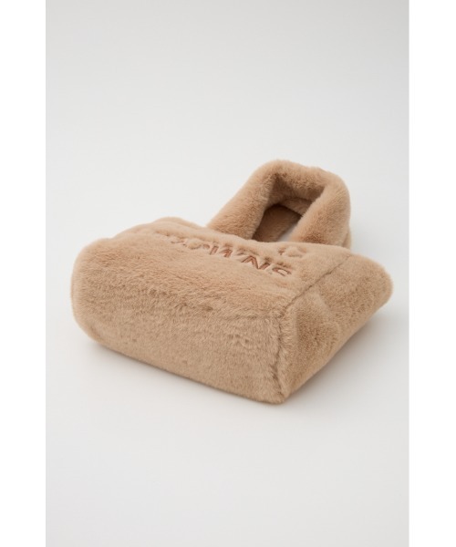 RODEO CROWNS WIDE BOWL(ロデオクラウンズワイドボウル)の「フェイクファーパッチロゴトート(トートバッグ・レディース・ブラック/ベージュ/ブラウン系その他・FREE)」の21枚目の写真