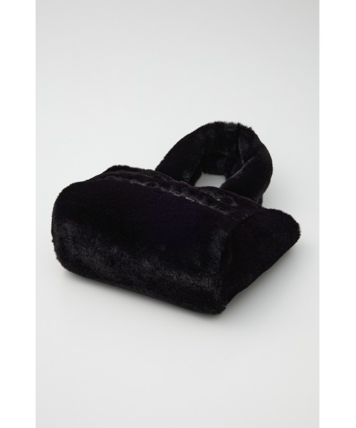 RODEO CROWNS WIDE BOWL(ロデオクラウンズワイドボウル)の「フェイクファーパッチロゴトート(トートバッグ・レディース・ブラック/ベージュ/ブラウン系その他・FREE)」の14枚目の写真