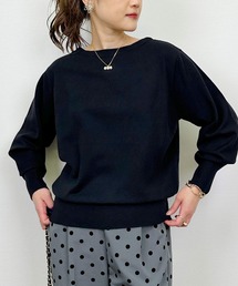 Lo-Fi | 【WASHABLE】ストレッチラウンドネックセーター(ニット/セーター)