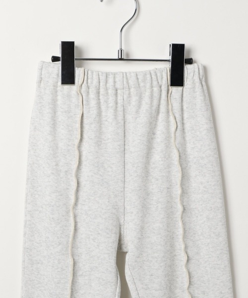 BAYFLOW（ベイフロー）の「[配色メロー☆]フレアレギンス(KIDS)（レギンス/スパッツ・キッズ・アイボリー/ライトグレー/ブラウン/ブラック・120cm/110cm/150cm/140cm/130cm/100cm）」の15枚目の写真