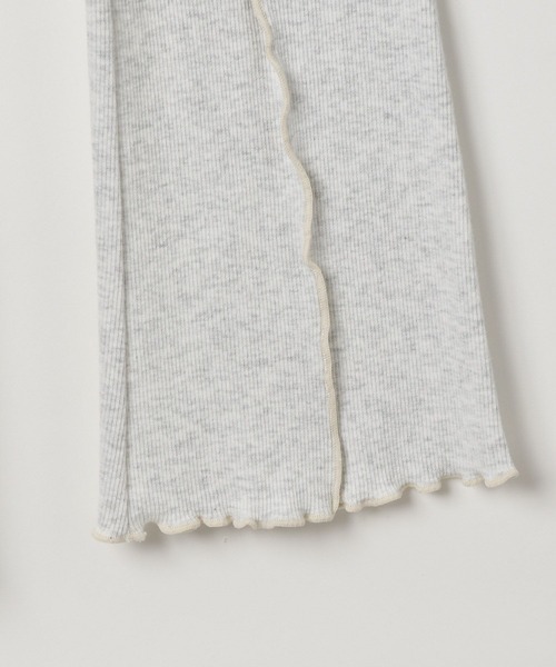 BAYFLOW（ベイフロー）の「[配色メロー☆]フレアレギンス(KIDS)（レギンス/スパッツ・キッズ・アイボリー/ライトグレー/ブラウン/ブラック・120cm/110cm/150cm/140cm/130cm/100cm）」の16枚目の写真