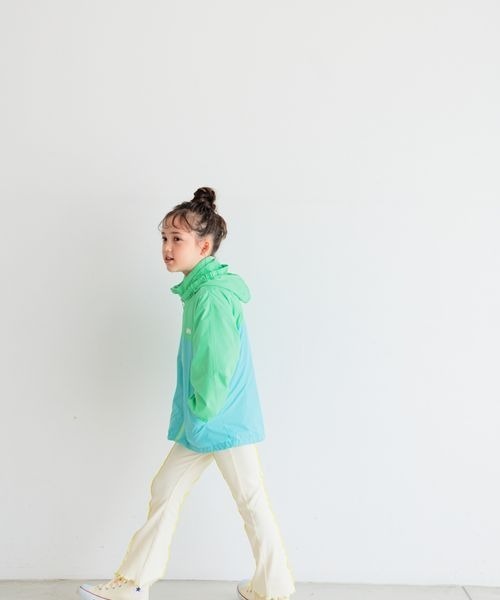 BAYFLOW（ベイフロー）の「[配色メロー☆]フレアレギンス(KIDS)（レギンス/スパッツ・キッズ・アイボリー/ライトグレー/ブラウン/ブラック・120cm/110cm/150cm/140cm/130cm/100cm）」の6枚目の写真