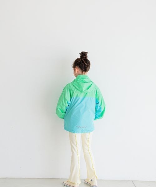 BAYFLOW（ベイフロー）の「[配色メロー☆]フレアレギンス(KIDS)（レギンス/スパッツ・キッズ・アイボリー/ライトグレー/ブラウン/ブラック・120cm/110cm/150cm/140cm/130cm/100cm）」の8枚目の写真