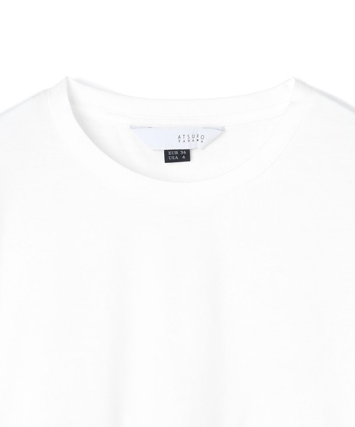 ATSURO TAYAMA（アツロウタヤマ）の「異素材切り替えカットソー（Tシャツ/カットソー・レディース・ブラック/ホワイト・L/M）」の16枚目の写真