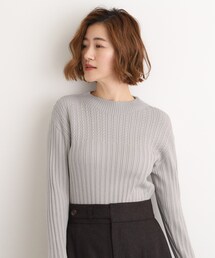 grove | 【毛玉軽減/洗える】ミニケーブルニット(ニット/セーター)