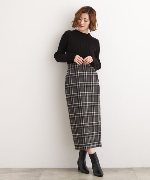 grove（グローブ）の「【毛玉軽減／洗える】ミニケーブルニット（ニット/セーター・レディース・ライトグレー系9/グリーン/パープル/オフホワイト/ブラック・02/03/01/04/05）」の9枚目の写真