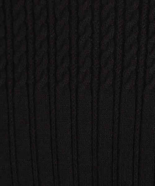 grove（グローブ）の「【毛玉軽減／洗える】ミニケーブルニット（ニット/セーター・レディース・ライトグレー系9/グリーン/パープル/オフホワイト/ブラック・02/03/01/04/05）」の10枚目の写真