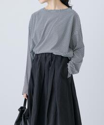 かぐれ | ハイツイストボーダーカットソー(Tシャツ/カットソー)