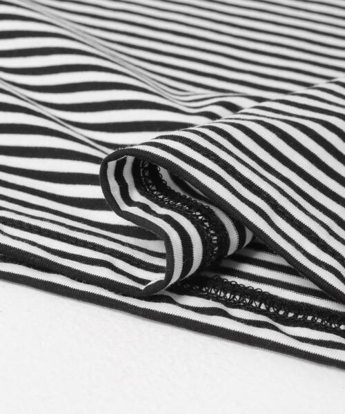 かぐれ（カグレ）の「ハイツイストボーダーカットソー（Tシャツ/カットソー・レディース・ブラック/ボルドー・FREE）」の21枚目の写真