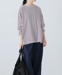 かぐれ（カグレ）の「ハイツイストボーダーカットソー（Tシャツ/カットソー・FREE）」