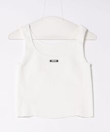 L.H.P | KIM MATIN/キム・マーティン/SCOOP NECK SLEEVELES KNIT TOP(ニット/セーター)