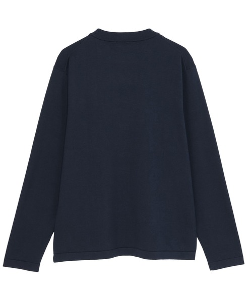 TOKYO SHIRTS（トウキョウシャツ）の「シルク混 モックネックセーター（ニット/セーター・メンズ・ブラック/ネイビー・L/M/LL）」の8枚目の写真