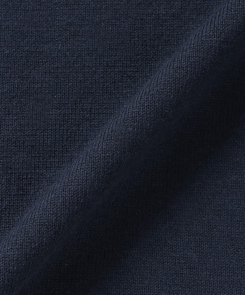 TOKYO SHIRTS（トウキョウシャツ）の「シルク混 モックネックセーター（ニット/セーター・メンズ・ブラック/ネイビー・L/M/LL）」の3枚目の写真