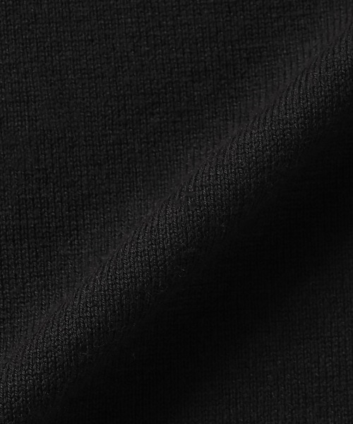 TOKYO SHIRTS（トウキョウシャツ）の「シルク混 モックネックセーター（ニット/セーター・メンズ・ブラック/ネイビー・L/M/LL）」の7枚目の写真