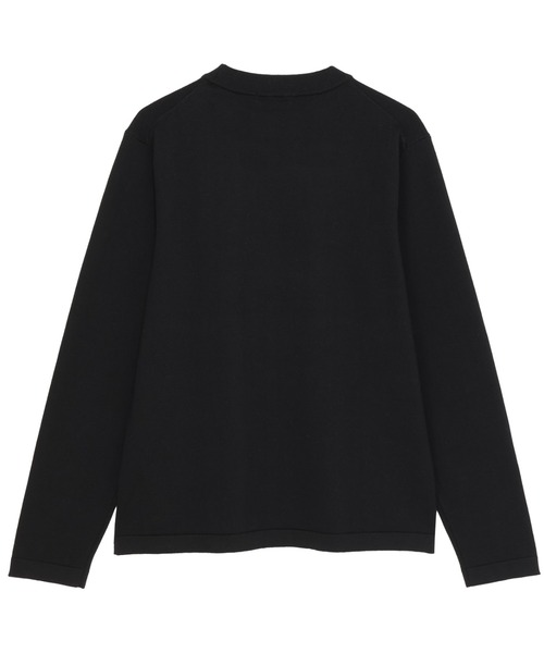 TOKYO SHIRTS（トウキョウシャツ）の「シルク混 モックネックセーター（ニット/セーター・メンズ・ブラック/ネイビー・L/M/LL）」の4枚目の写真