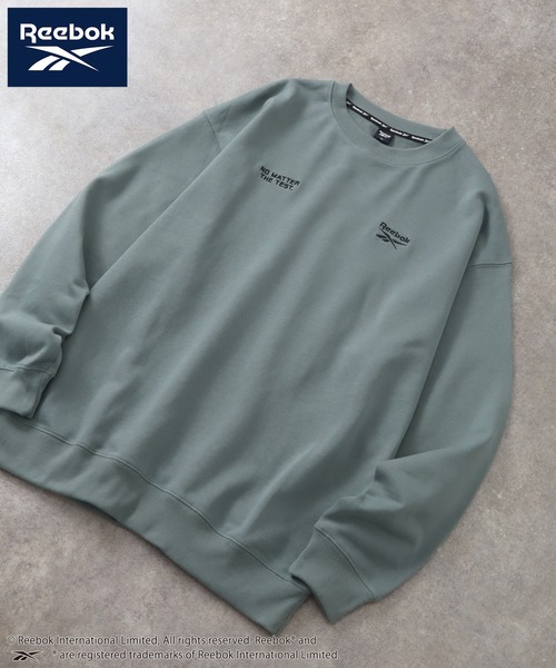 Reebok（リーボック）の「【Reebok/リーボック】オーバーサイズ ロゴスウェットセットアップ/上下セット 裏毛（セットアップ・メンズ・ネイビー/ブラック/アッシュグレー/グリーン系・LL/M/L）」の14枚目の写真