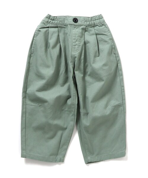 BREEZE（ブリーズ）の「【ジュニア対応】ワイドタックパンツ（その他パンツ・キッズ・ブラック/カーキ/イエロー/ミント/インディゴブルー/チェック/キャメル/ピンク・90/100/110/140/120/130/150）」の3枚目の写真